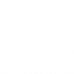 Petra Inmobiliaria - Logo blanco PNG