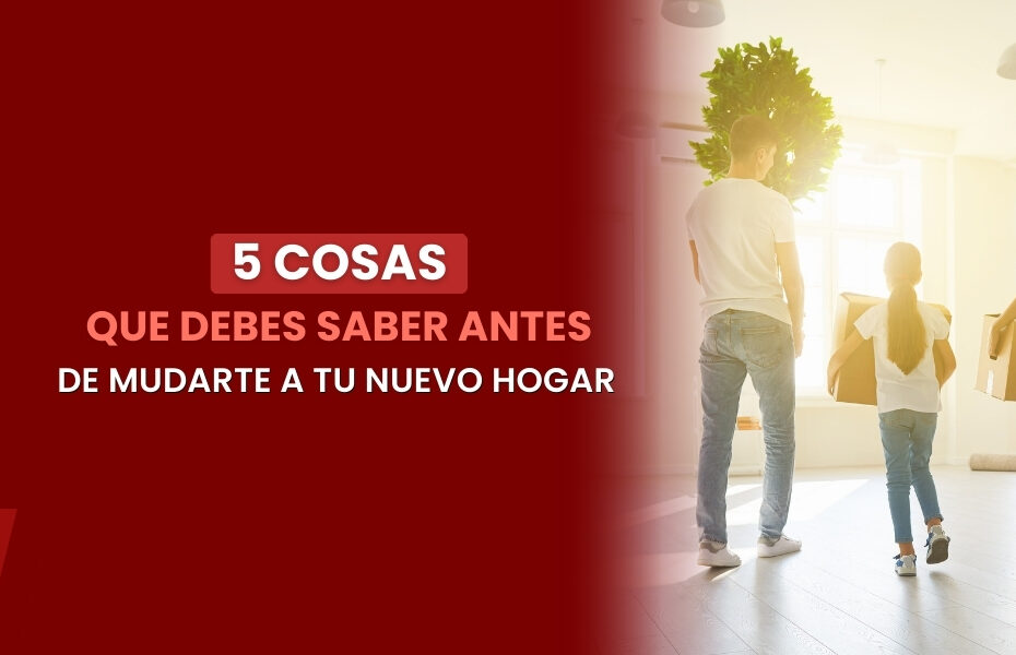 Petra Inmobiliaria - Las cinco cosas que debo saber antes de mudarme a mi nuevo hogar